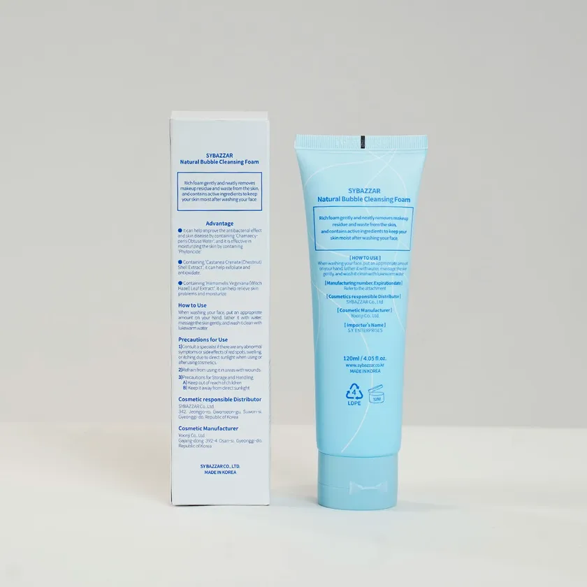 SY Natural Bubble Cleansing Foam 120 ML | SYandMarket